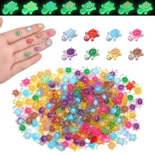 KALIONE 200 Stück Mini-Schildkröte Leuchtend, DIY Mini Figuren Tiny Resin Animals Niedlich Harz Figuren Winzige Schildkröten für Gartendeko, Heimdekoration, Landschaftsgestaltung KALIONE 200 Stück Mini-Schildkröte Leuchtend, DIY Mini Figuren Tiny Resin Animals Niedlich Harz Figuren Winzige Schildkröten für Gartendeko, Heimdekoration, Landschaftsgestaltung