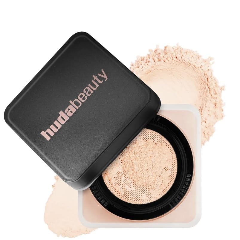 HUDA BEAUTY Original | EASY BAKE | Loose Baking & Setting Powder | Polvere sciolta che fissa il trucco | 20 grammi | (PEACH PIE, 20 g (confezione da 1))