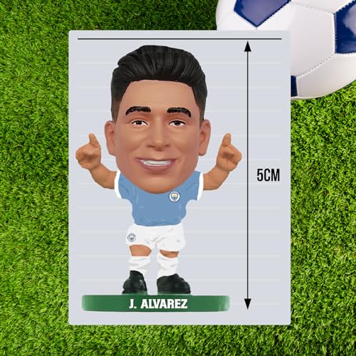 SoccerStarz - Man City Julian Alvarez - Home Kit (Classic Kit), Mehrfarbig - Image 4