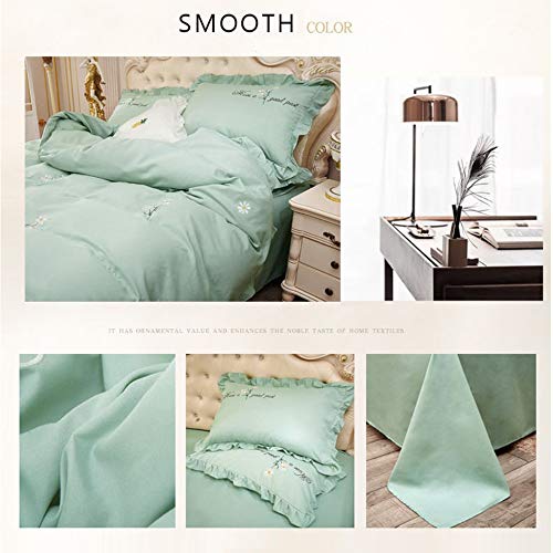 Housse de couette brodée YR08 parure de lit pour nuits douces - 3