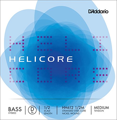 D'Addario ダダリオ ウッドベース用 バラ弦 Helicore Hybrid D-String HH612 1/2M Medium Tension