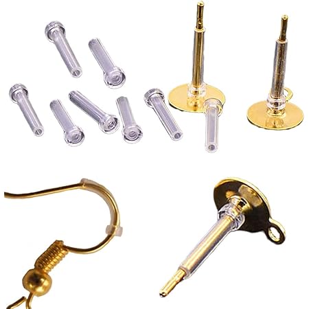 Amazon 金属アレルギー ピアスカバー 20個 樹脂 ポストカバー ノンアレルギー ピアスに装着 ピアスキャッチ 通販