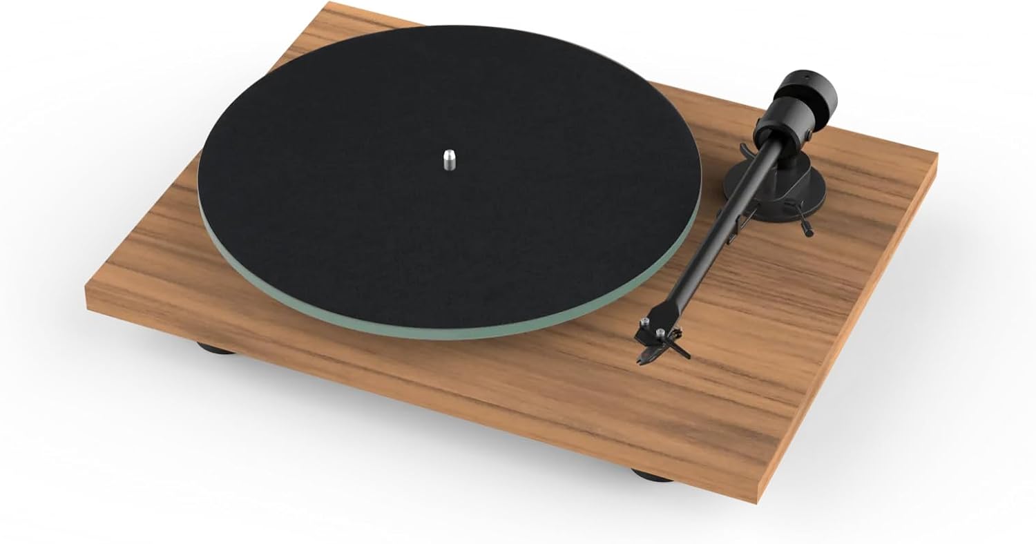 Pro-Ject T1 Evo Phono Turntable with OM10 Cartridge (Walnut)