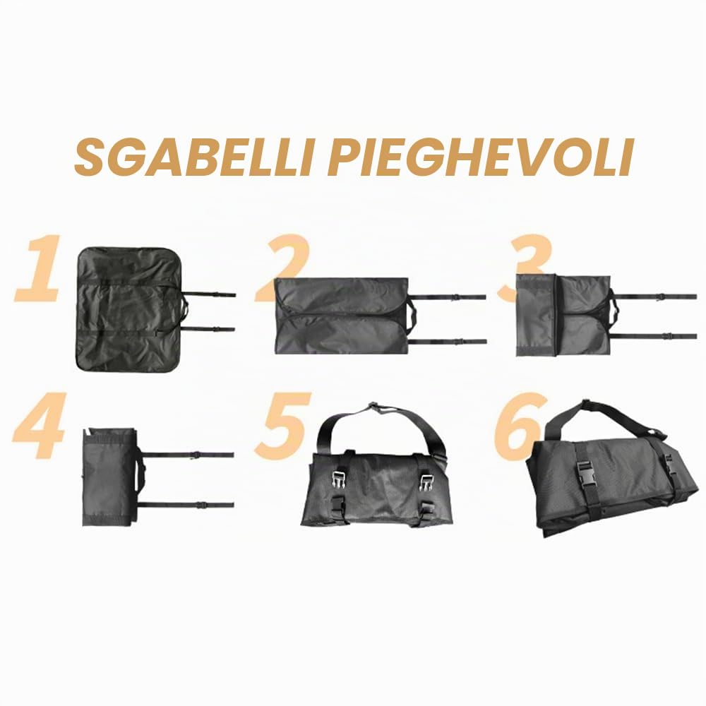 Kavolet Borsa da trasporto per bicicletta,impermeabile, 87 x 80 cm per biciclette pieghevoli da 20-22 pollici,Borsa da Viaggio Pieghevole Leggera e Resistente per Auto Treno Aereo,Tessuto Oxford, nero