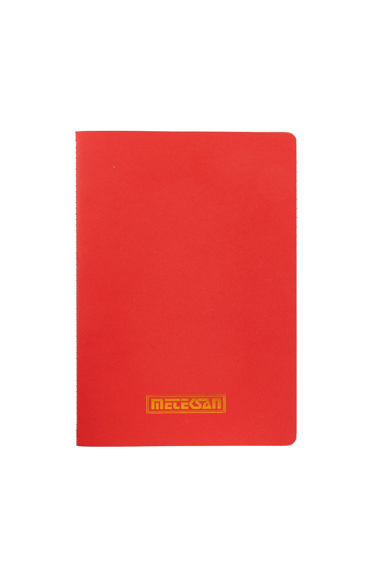 Meteksan Notes 17x24 cm Karton Kapaklı İplik Dikişli Defter, 32 Yaprak, Düz, Kırmızı