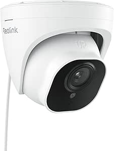 REOLINK Security Camera Outdoor, IP PoE Dome Surveillance Camera, Smart Human/Vehicle Detection, Work with Smart Home, 100ft 5MP HD IR Night Vision, Up to 256GB microSD Card, RLC-520A asin的图片