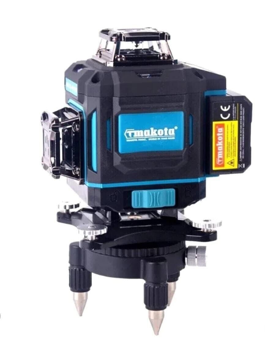 Livella Laser Autolivellante 360° automatica 16 linee doppia batteria Makota