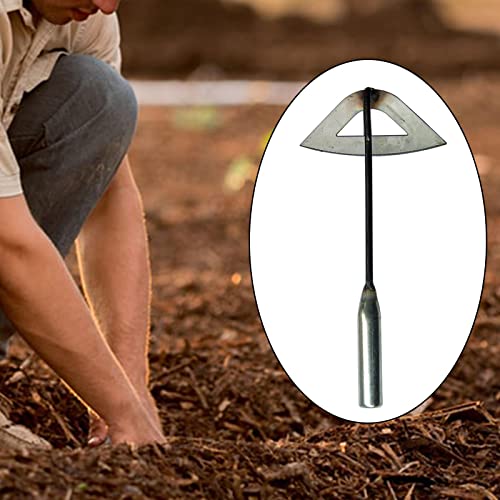 Homyl 2 pçs tradicional enxada de jardim afiada para remoção de ervas daninhas foices de gramado