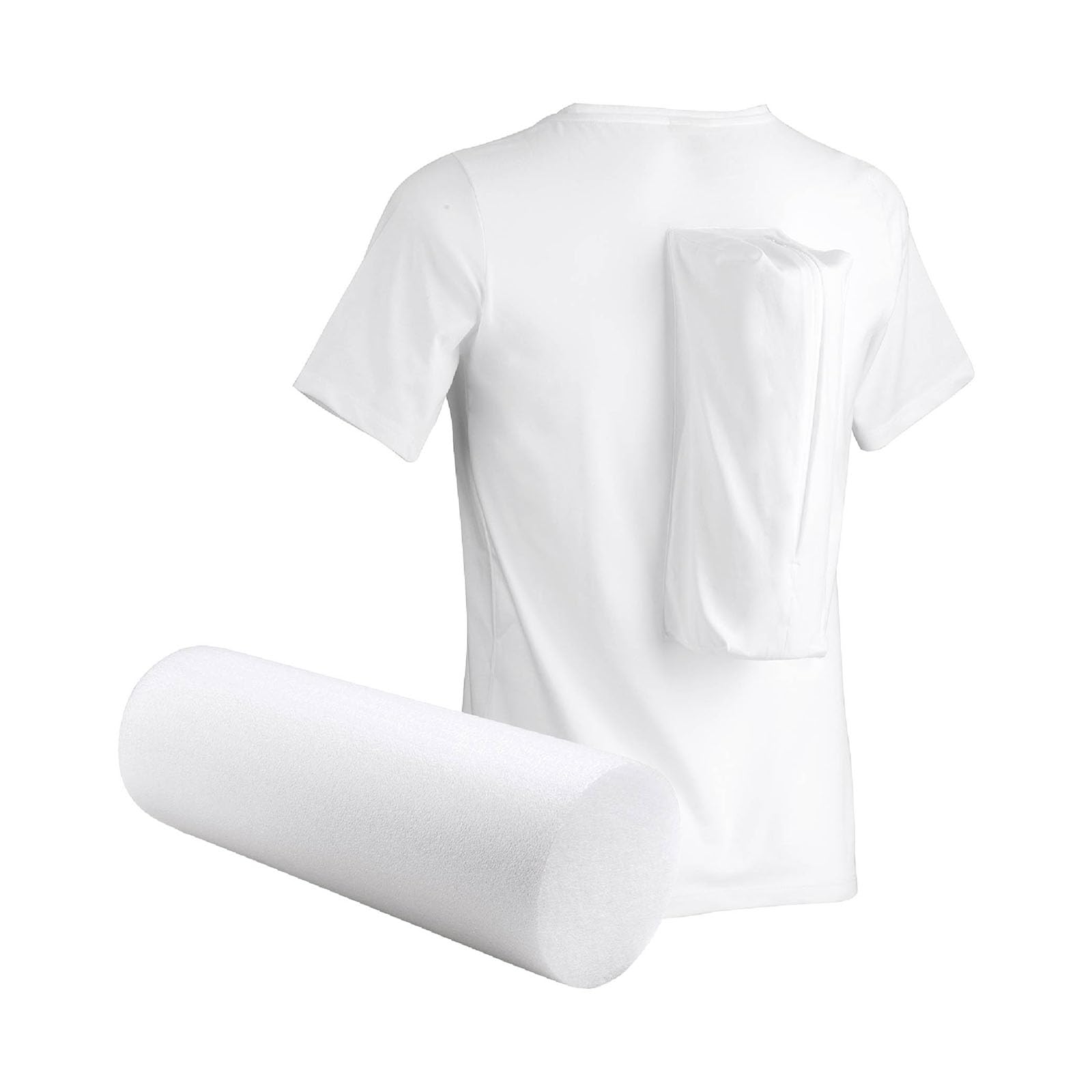 Estándar Camiseta Anti-Ronquidos con Rollo de Espuma Rígido, para Mujer [L]
