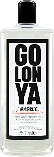 MANDARIN - Botella de agua de colonia, Kolonya 250 ml - Refrescante - Intenso - Aroma Mandarina - Perfume unisex que dura mucho tiempo