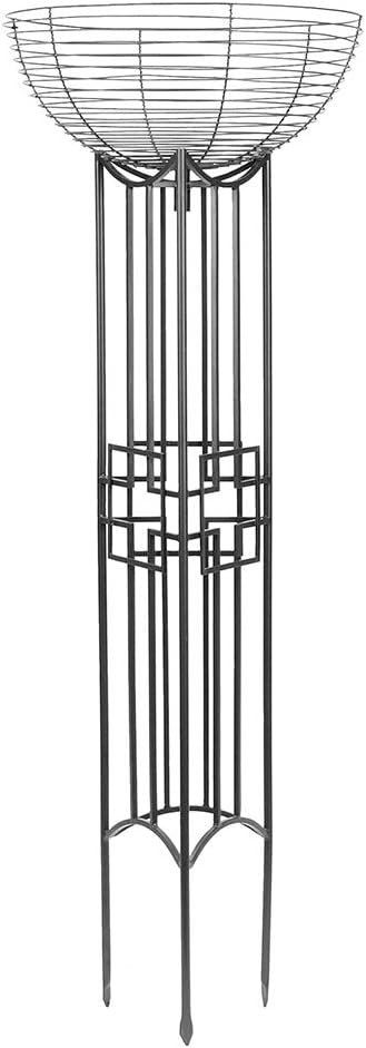 Achla Designs PYL-25 Squares Pylon, Graphite