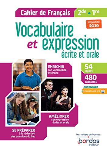 Portada de Vocabulaire et expression écrite et orale: Cahier de français 2de, 1re