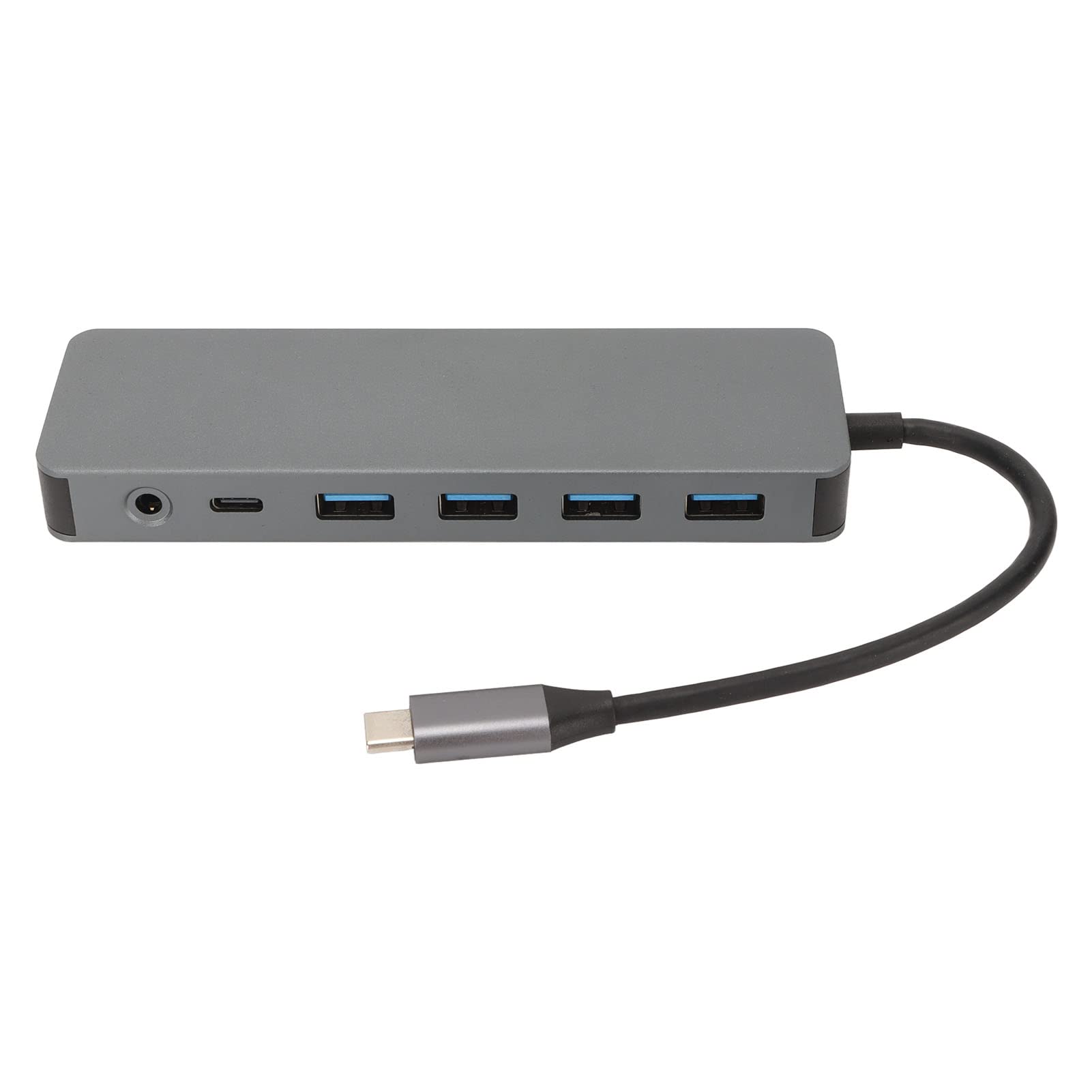 13 in 1 USB C Hub Grey 100W High Speed Charging USB C Docking Station Multiport USB C Adapter Hub USB C Splitter for Keyboard Mouse