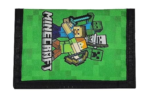 Theonoi Gran idea de regalo caballos/niños monedero/cartera/billetera/billetera, Minecraft, 9 x 13 cm, Cómic | Ya disponible en tu tienda friki favorita! En mundofriki.es!