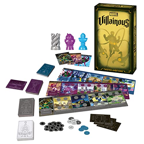 Marvel Villainous Twisted Ambitions juego de mesa miniatura 1