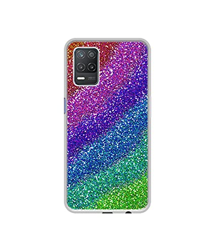 Amazon Brand - Solimo Designer Multicolor Sparkle UV Printed Soft Back Case Mobile Cover for Realme 8 5G / Realme 8s 5G Deal