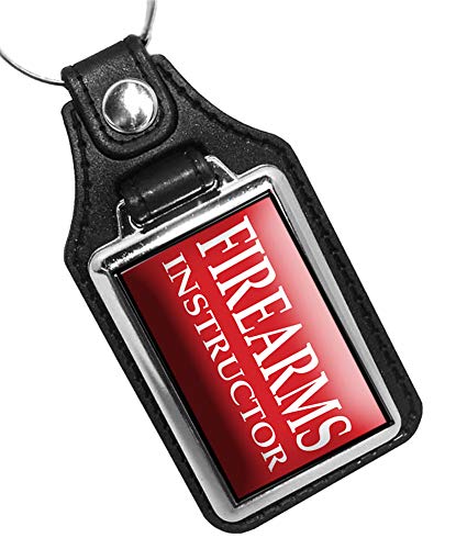 Brotherhood Firearms Instructor Law Enforcement Military Emblem Keychain Key Holder Key Ring For Men Heavy Duty Car Keyring For Men and Women