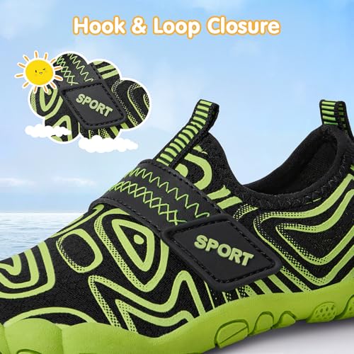 Image of ATHMILE Kids Water Shoes Boys Girls Water Shoes Quick Dry Barefoot Beach Sports Swim Pool Summer Shoes(Little Kid /Big Kid)