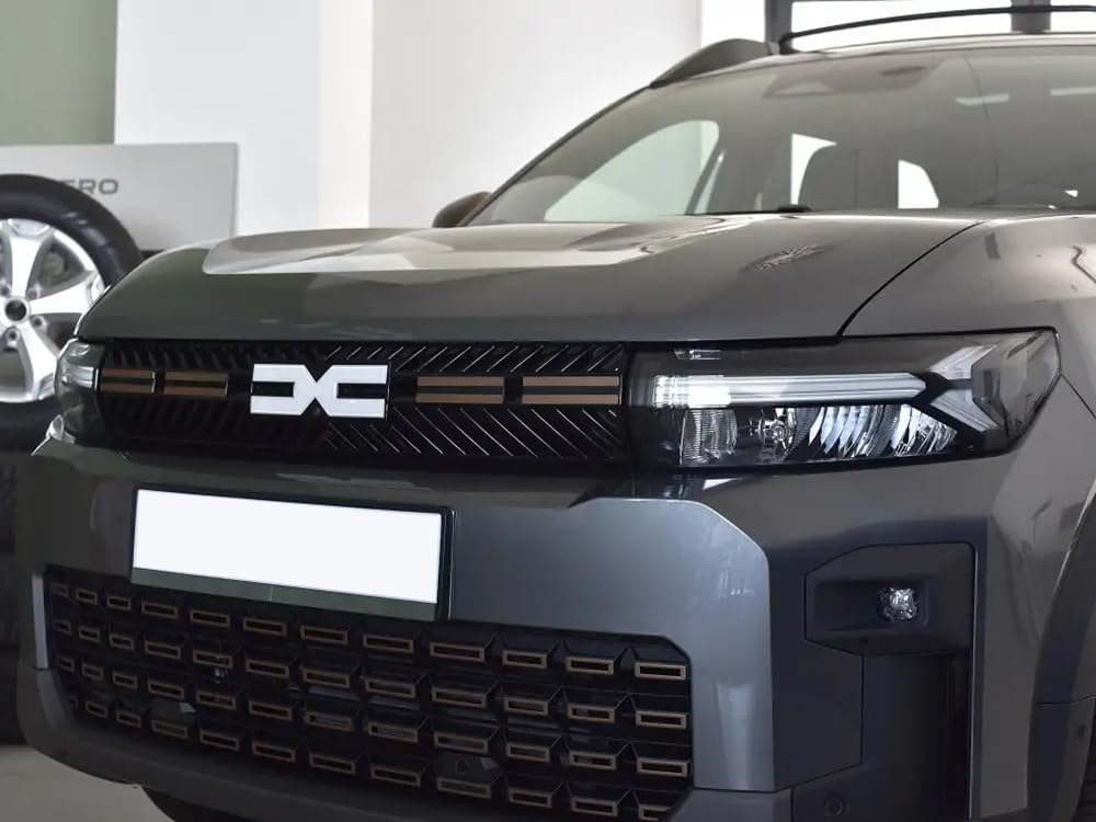 Stalowa pokrywa dla Dacia.BIGSTER (R1310) | Dekoracja przedniej kratki - styl brązowo-miedziany | 8 sztuk Essential Expression Journey Extreme Bigster akcesoria tuningowe