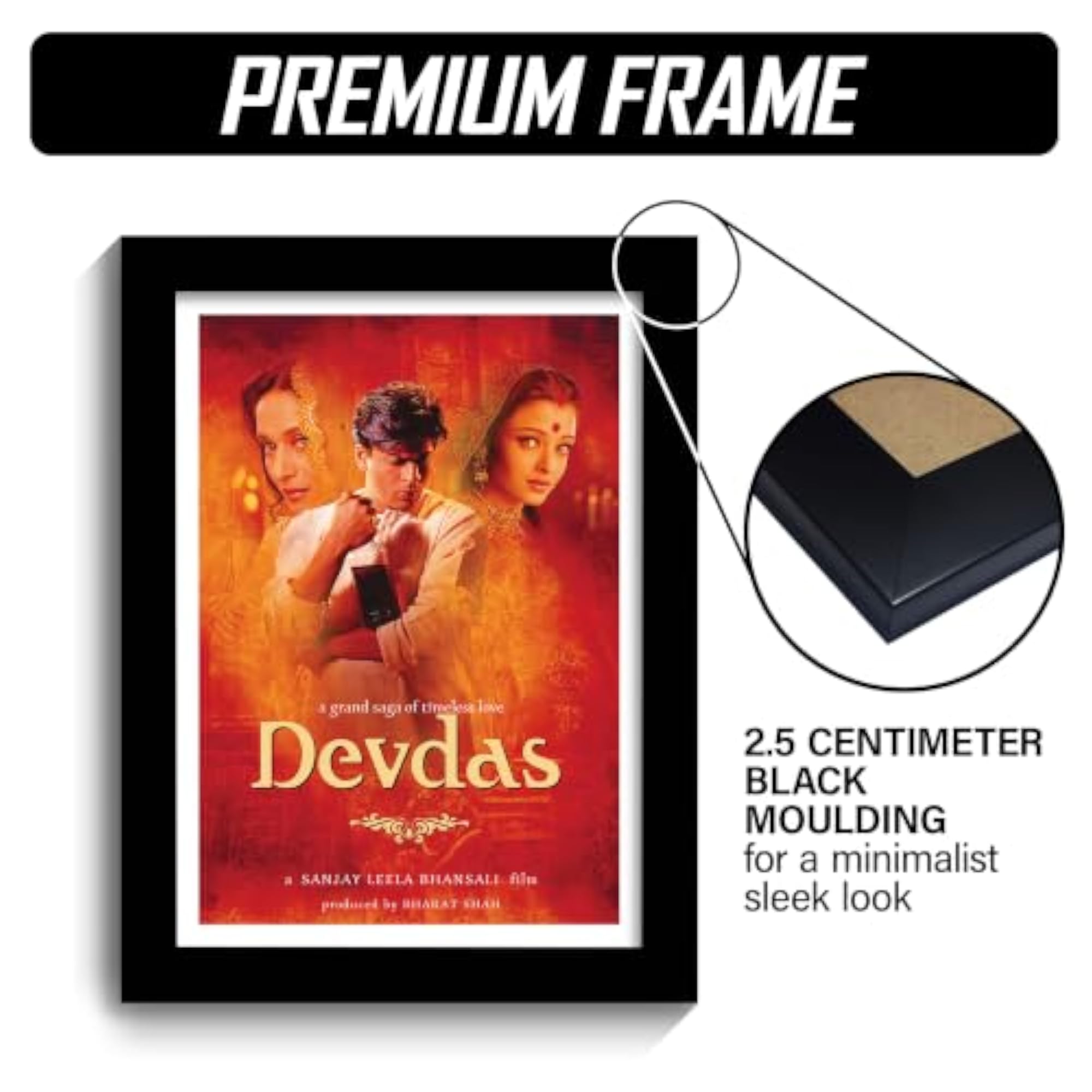 Indian Movie Frame, A4 Size Bollywood Poster