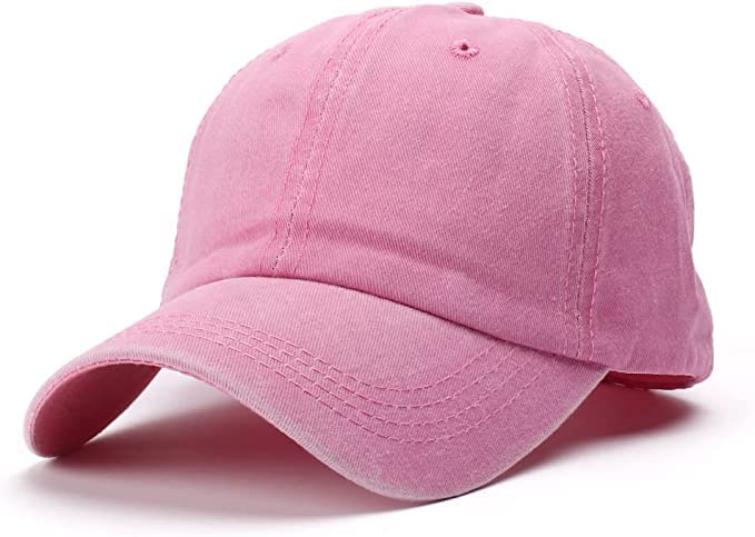 Vintage myte trudnej sytuacji kucyk wysoka niechlujna czapka z daszkiem czapka z daszkiem czapka golfowa dla kobiet mężczyzn/303(Pink)