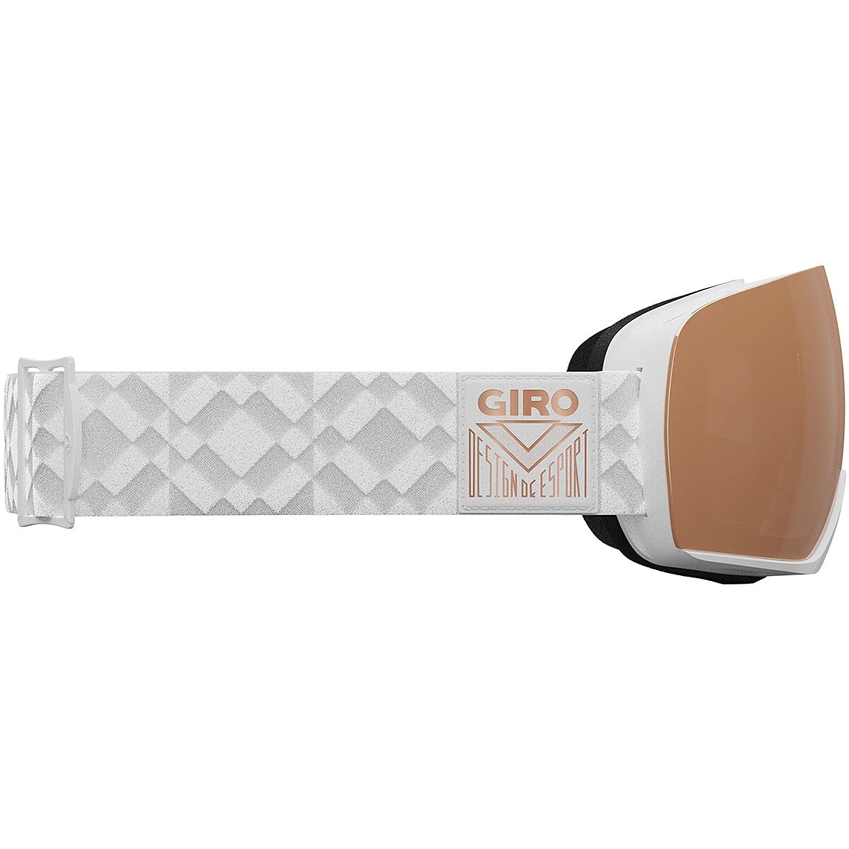Giro Snow Lusi White Limetless - Gafas de esquí (talla única), color blanco