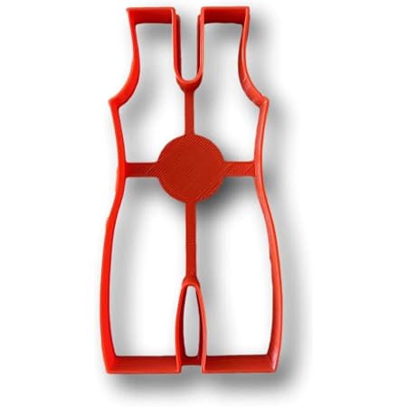 Tiny Wrestling Singlet Cookie Cutter – Handmade Solid Copper, 3.25" X 1.25", USA Made - View #6