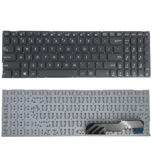 Image of Laptop Keyboard for New Asus X541 X541LA X541S X541SA X541U R541 R541U Laptop US Keyboard A541UJ, A541UV, AEXJB00110 Keypad Black Replacement Internal Keyboard No Frame