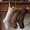 Farmhouseknittedchristmasstockings3pack18inchneutralcableknitfireplacestockingscozyhangingxmasstockingsrusticstockingdecorationsforfamilyholidaydecorearthtones  Urban Country Home Decor Farmhouse knitted christmas stockings 3 pack 18 inch neutral cable knit fireplace stockings cozy hanging xmas stockings rustic stocking decorations for family holiday decor earth tones  urban country home decor