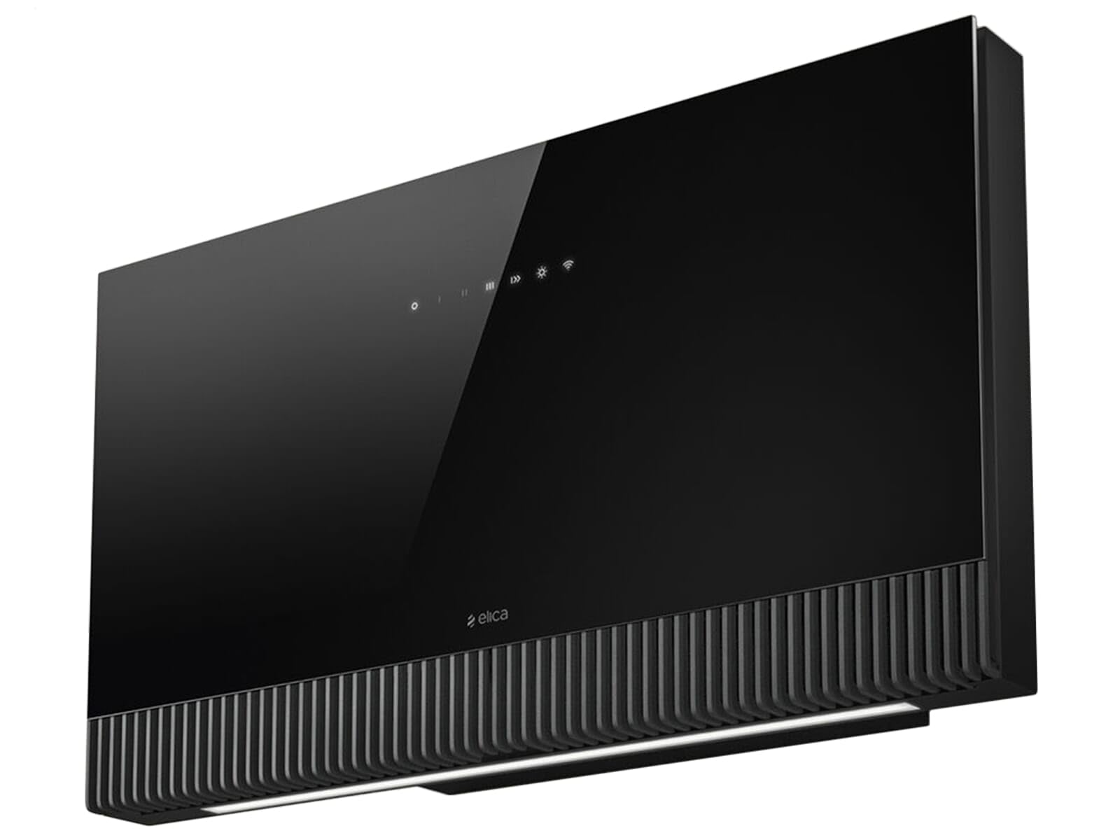 Cappa da cucina Cucina da 80 cm, Filtrante, Installazione Parete, Nero - PLAT BL/​F/​80