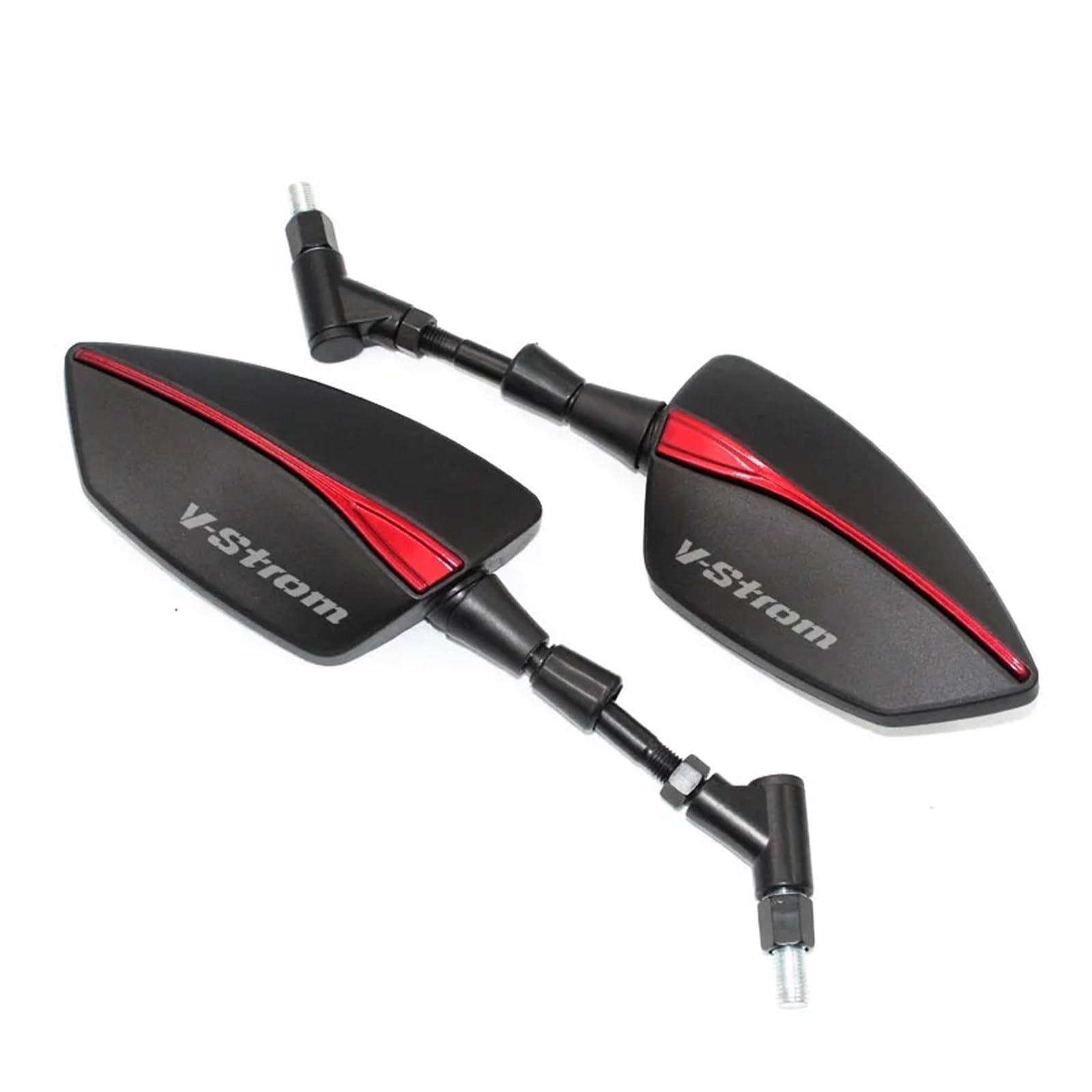 latéraux Rétroviseurs Moto Rétroviseurs Extérieurs Universels Réglables 8/10 Mm pour V-Strom 650, 650 1000, 1050/XT, DL250, DL650 Et DL1000.