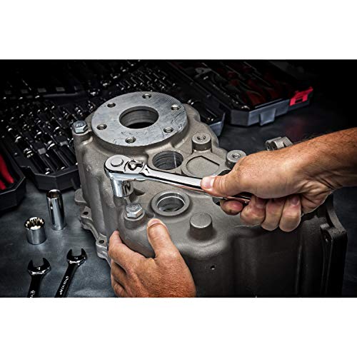 Crescent 3/8" Drive 60 Tooth Quick Release Teardrop Ratchet 9" - Crw6N #TOP7