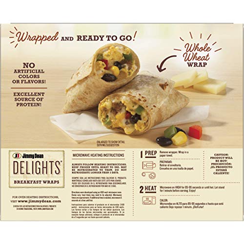 Jimmy Dean Delights Southwest Style Breakfast Wraps, 17 Oz #TOP1