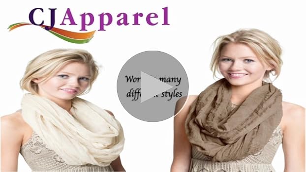 小物 th products/Inflated Scarf_MONO Amazon.com: Viverano Women's Pure Organic Cotton Knit