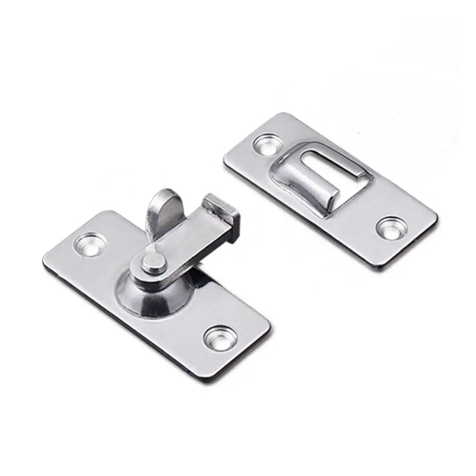 Axylqjvznc One Color 90-Degree Steel Toggle Latch Bolt For Sliding Cabinet And Closet Doors