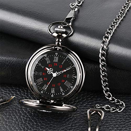 Reloj de bolsillo para hijo con grabado de alta precisión y estuche 2