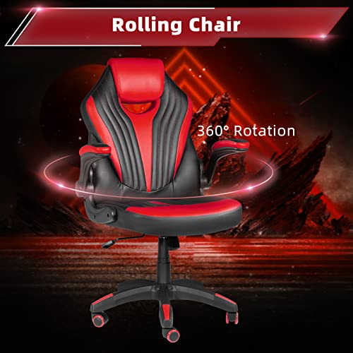 Dvenger Office Desk Chairs, Office Chairs Clearance, Video Game Chairs, Gaming Chairs, Computer Gaming Chair, Gaming Chairs For Teens, Adults, Gamer, Red #TOP5