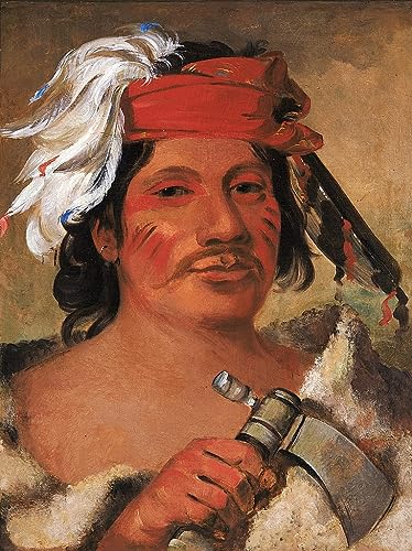 Tableau Seneca Steele George Catlin d'art mural de haute précision