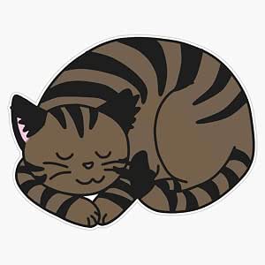 Leyland Designs The Star Cat Tarot Vinyl Sticker Decal - 5", Outdoor Rated, For Windows, Laptops, Cars - View #4