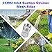 Garden Hose Strainer - 25MM Inlet Suction Strainer Mesh Filter Compatible with Livewell Pump Hose Water Filter for Irrigation Garden High Pressure Washer - 2 Pack