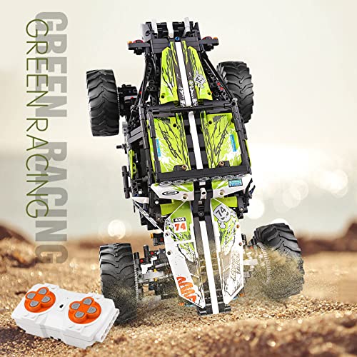 Mould King 18002 RC Climbing Car Building Kits, 1879 Pi...