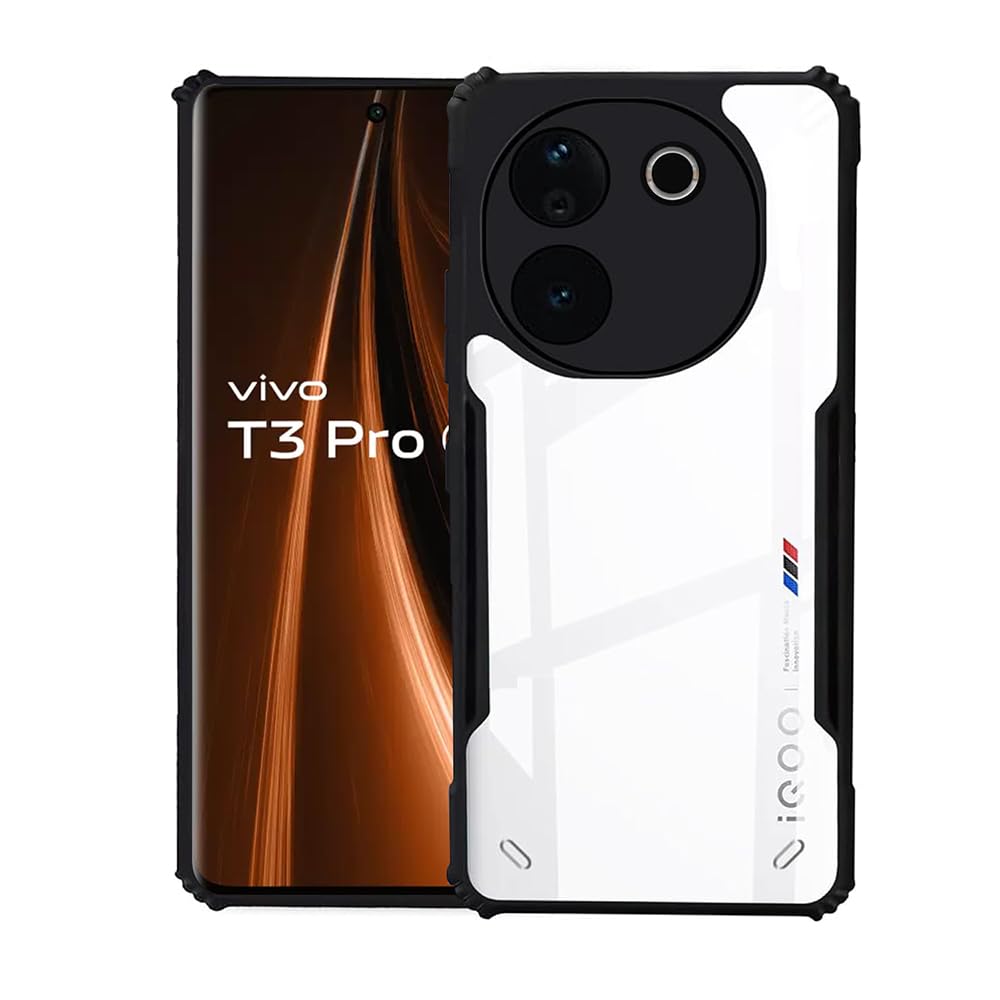 Amazon Brand-Solimo Basic Case for Vivo T3, iQOO Z9s Pro 5G (Thermoplastic Polyurethane_Black) (B0DGCY8DQJ) Amazon Price History, Amazon Price Tracker