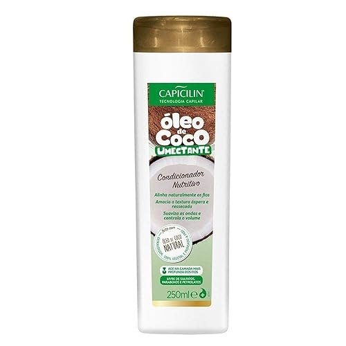 Linha Oleo de Coco Umectante Condicionador 250 Ml Colección de Aceite de Coco Hidratante - Acondicionador 8.45 Fl Oz