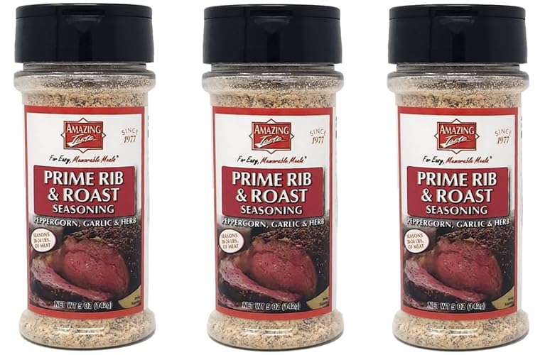 Amazing Taste Seasoning Spice Shaker Prime Rib Roast 5oz 3 Set Bundle