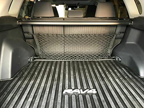 Eaccessories Ea Trunk Organizer Cargo Net For Toyota Rav4 2019-2023 - Envelope Style Cargo Net For Suv - Premium Mesh Elastic Car Trunk Organizer Vehicle Carrier Storage – Compatible With Toyota Rav4 #TOP4