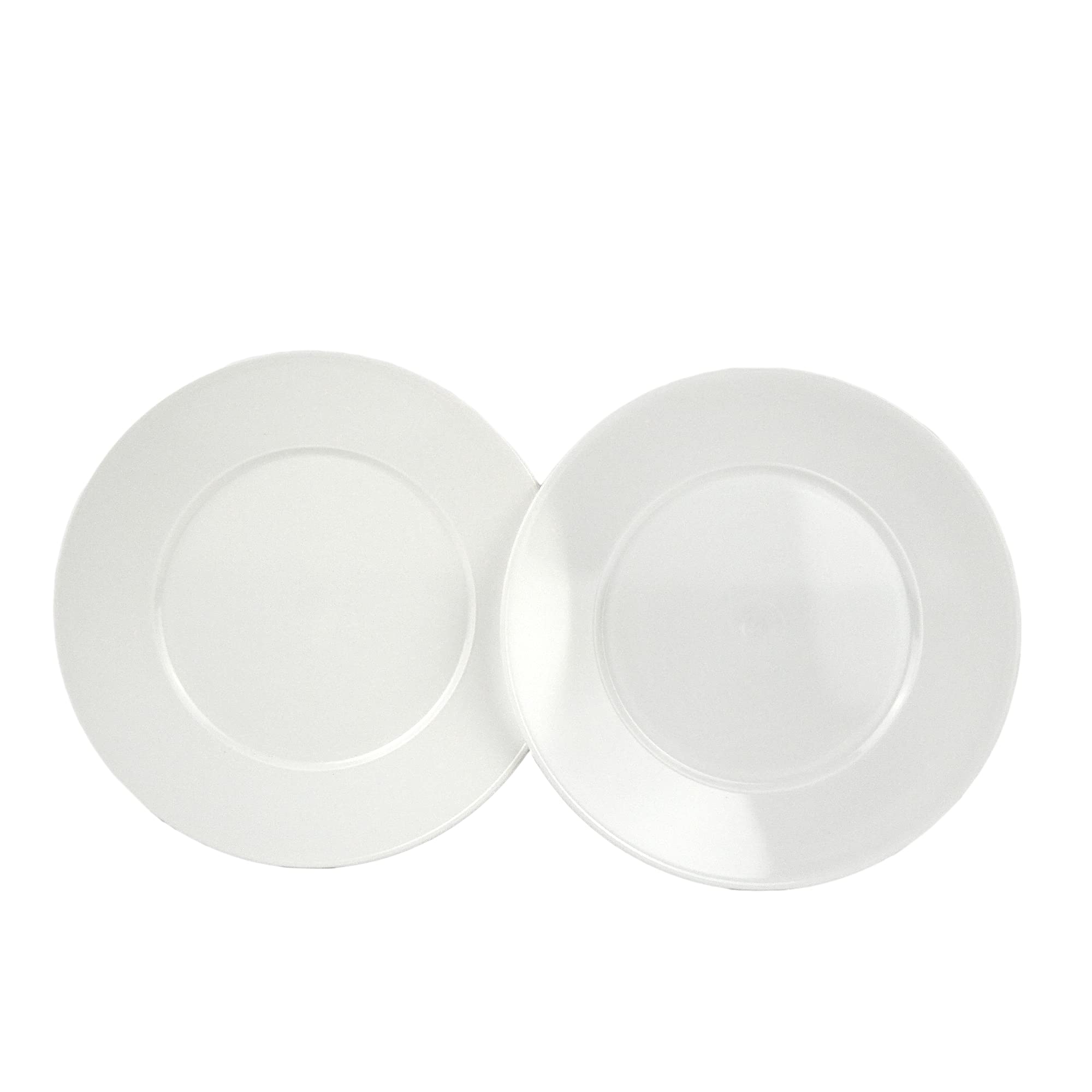 DUE ESSE S.N.C. DI SABATINI ALDO Lot de 60 assiettes blanches réutilisables, diamètre 17 cm, pour apéritif, APERICENA, PARTY, FESTIONS POUR DESSERT ET DESSERTS