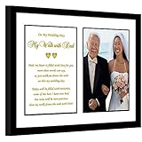 Poetry Gifts My Walk with Dad - Wedding Gift for Father from Daughter - Add Photo