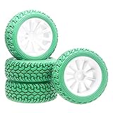 Instalación rápida y sencilla: Estos neumáticos de agarre para coches de radiocontrol se ajustan de forma rápida y segura a tu configuración actual. Una excelente opción para los aficionados al radiocontrol que buscan mejorar sus ruedas y volver a la pista en minutos.