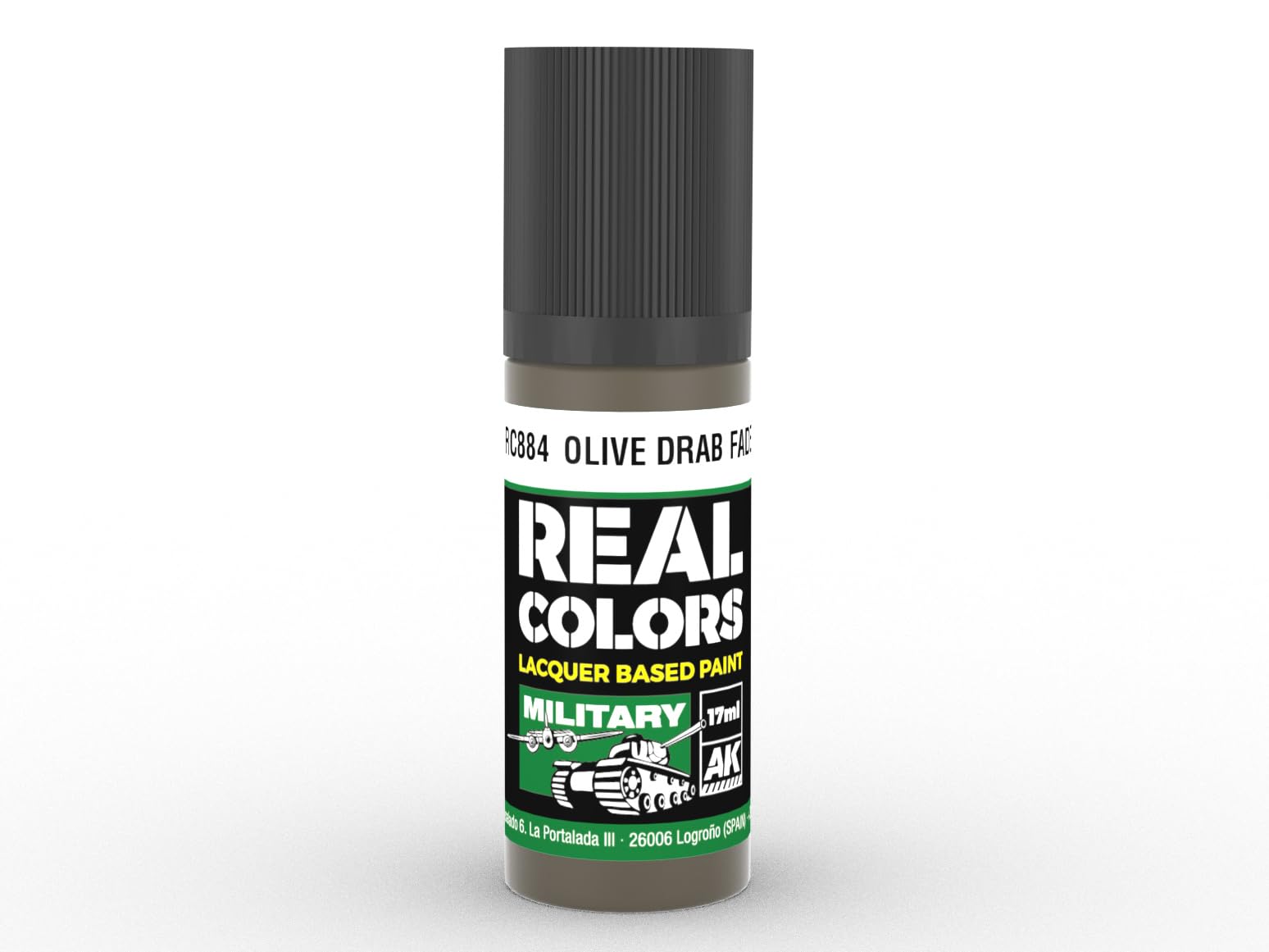 Ak Interactive Green Rc884 Olive Drab Faded (17Ml) (Old Rc024)