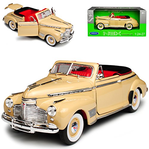 Welly Chevrolet Special Deluxe 1941 Cabrio Creme Weiss 1/24 Modell Auto